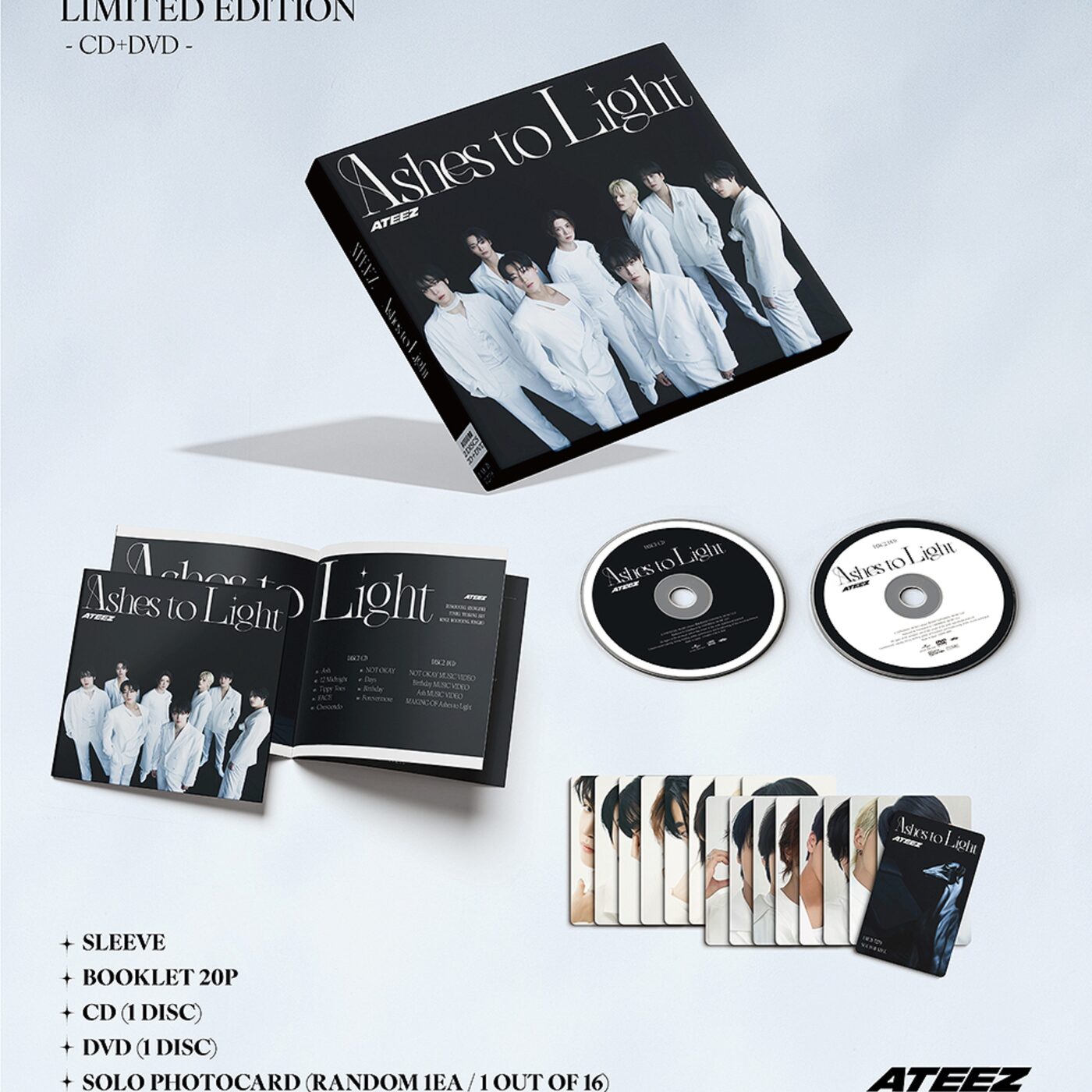 ATEEZ - Japan 2nd Full Album [Ashes to Light] (Flash Price Edition